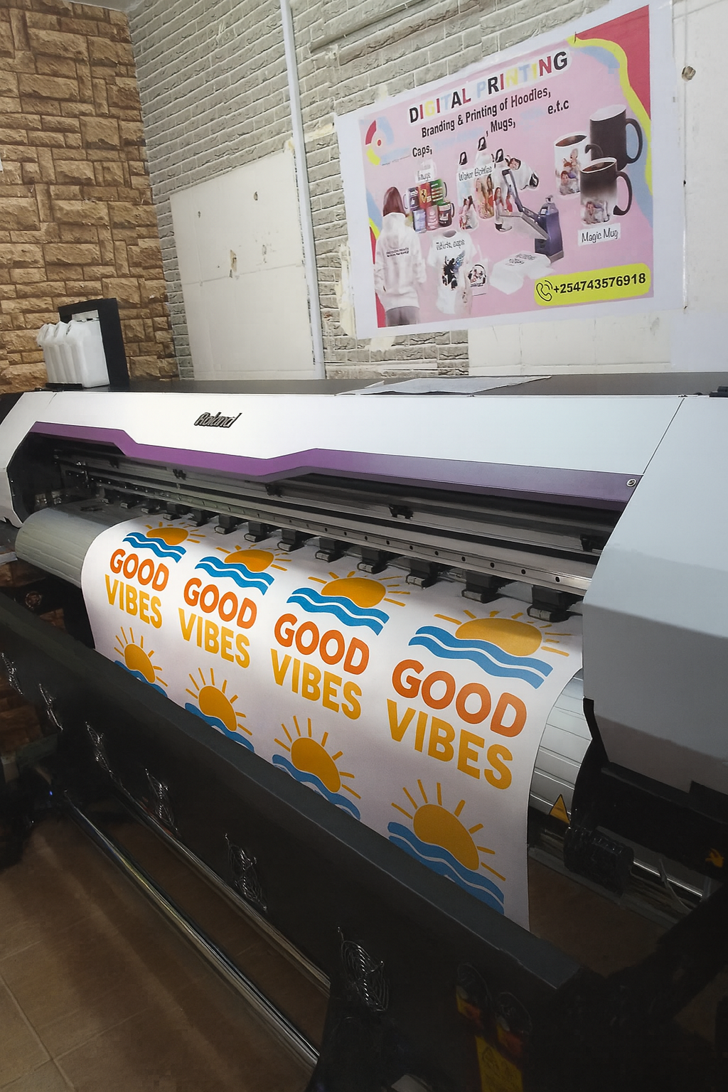 Davreem Ltd shop and printing area